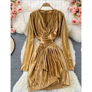 Exclusivo Vestido Dorado